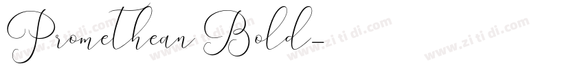 Promethean Bold字体转换
